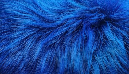 blue fur texture top view. blue sheepskin background. Fur pattern. Texture of blue shaggy