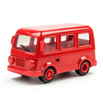 bus  bus  bus  bus  Tayo the Little bus toys kids with red colour isolated on white background