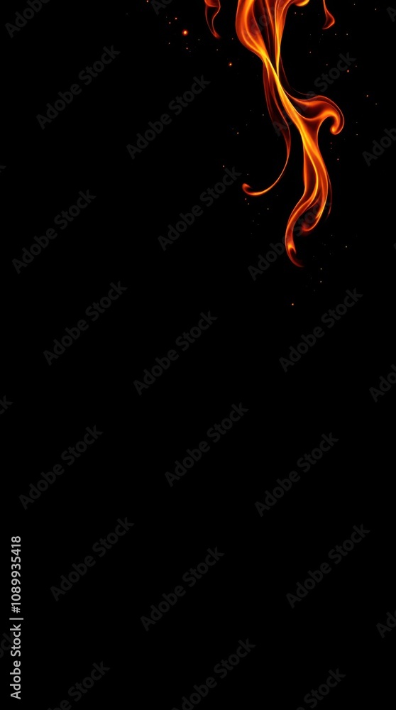 Poster red steam wallpaper rises dramatically against a black background creating an alluring visual effect