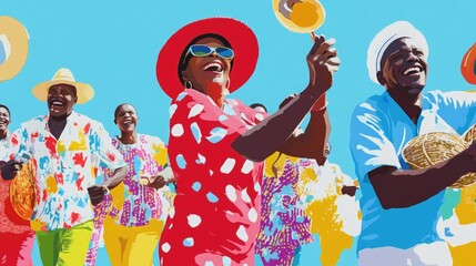 Suriname Independence Day Celebration Vibrant Dance and Music