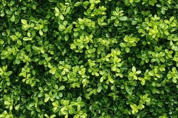 Obraz premium Green lush summer leaves texture, abstract nature background