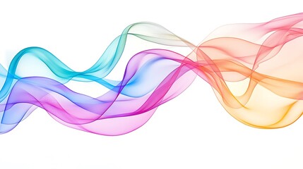 Naklejka premium Colorful Flowing Glass and Liquid-like Abstract Shapes in Futuristic Digital Art Renderings