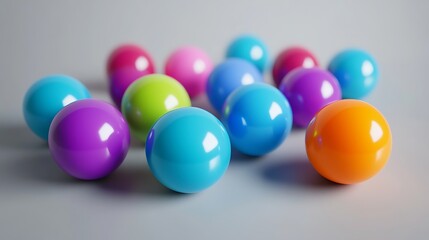 Colorful Flowing Glass and Liquid-like Abstract Shapes in Futuristic Digital Art Renderings