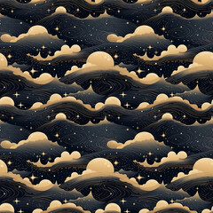 Fototapeta premium background with clouds