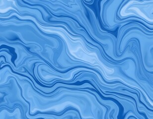 Fototapeta premium Mesmerizing Swirling Blue and White Abstract Pattern with Liquid-Like Movement Created with Generative AI