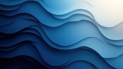 Fototapeta premium Abstract Blue Wave Pattern Background Design