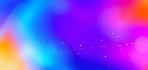 Fototapeta premium Vibrant Abstract Cosmic Composition with Dynamic Color Spectrum Created with Generative AI
