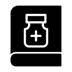 Obraz premium book Solid icon