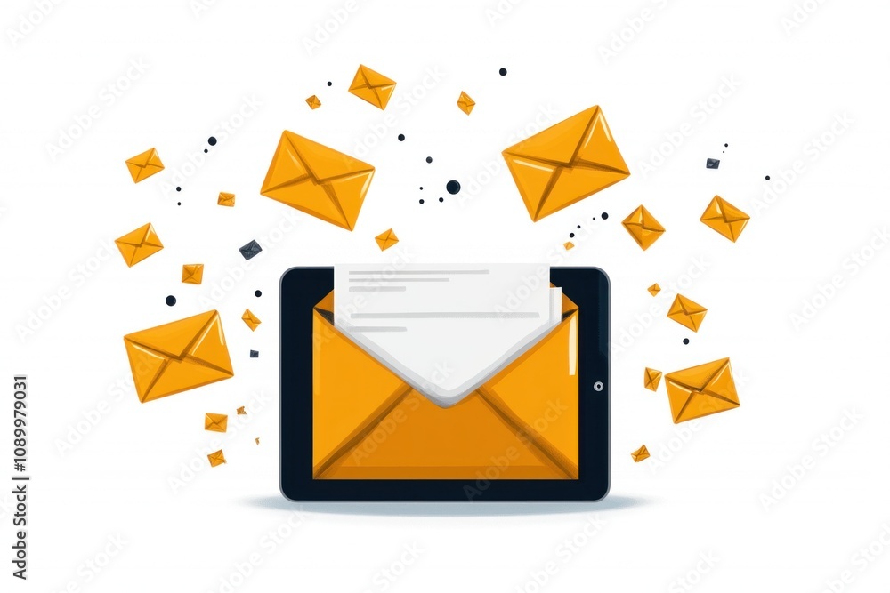 Poster email communication tips and tricks digital devices article online environment informative viewpoint