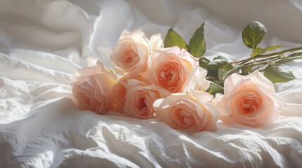 Fototapeta premium a bunch of rose flowers