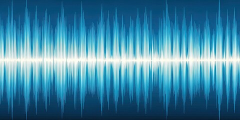 Blue audio waveform background with wavy lines and gradients , music, sound, wave, color, abstract, pattern, technology