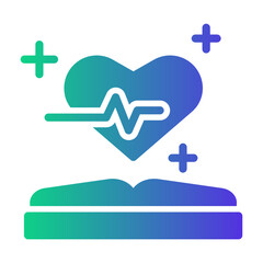 medical handbook Gradient icon