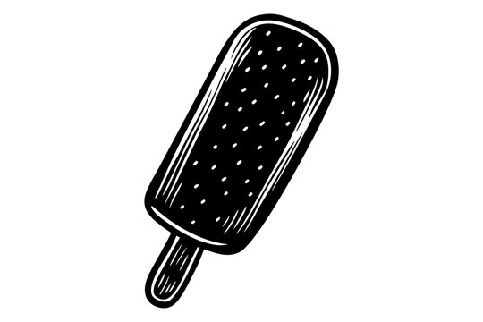 recommend clip art: helado paleta rosado silhouette