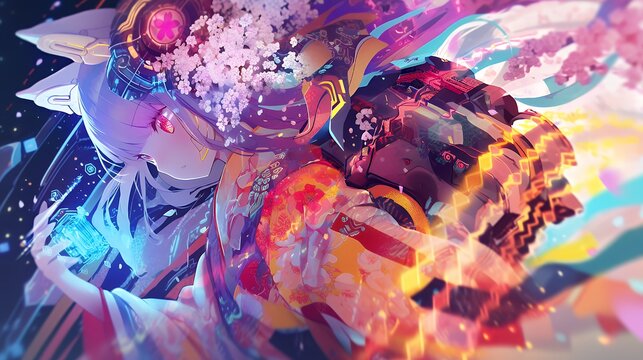 アニメスタイル 　japanese anime style
