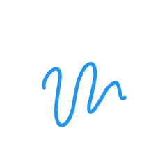 Obraz premium cute line scribble 