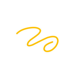 Obraz premium cute line scribble 
