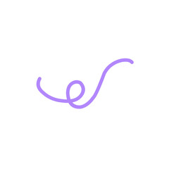 Obraz premium cute line scribble 
