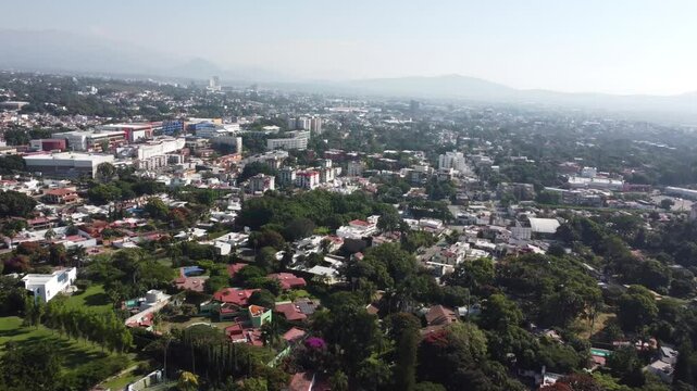 Aerial 4K Drone Footage of Cuernavaca, Morelos, Mexico - Stunning Urban and Natural Landscape