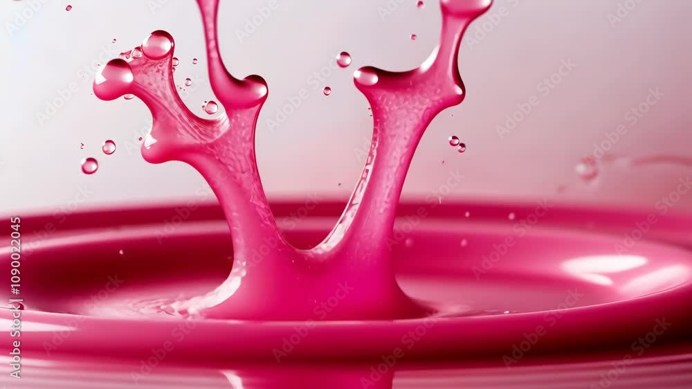 Poster minimalist abstract shot of a single drop of ink in clear water, with swirling patterns and soft gra