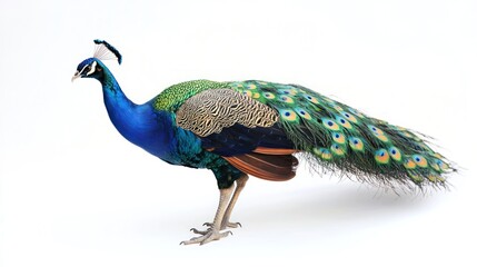 Obraz premium Peacock with Vibrant Feathers