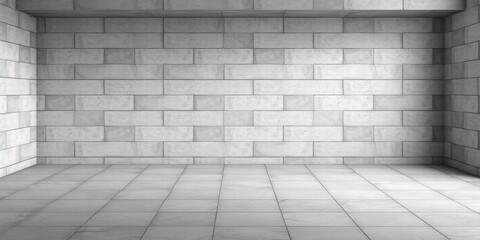 Fototapeta premium 3d tiles arranged concrete wall futuristic blocks polished background, tiles, polished, rectangular