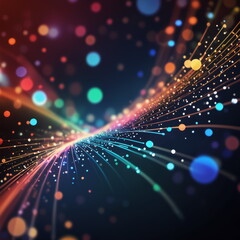 Obraz premium Abstract background ideal for digital, technologies, data science, scientific, neural networks, AI, network, data transmission and analysis, audio and visual concept.
