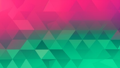 Obraz premium abstract geometric background, triangle, pink, green