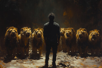 Daniel in the lion's den
