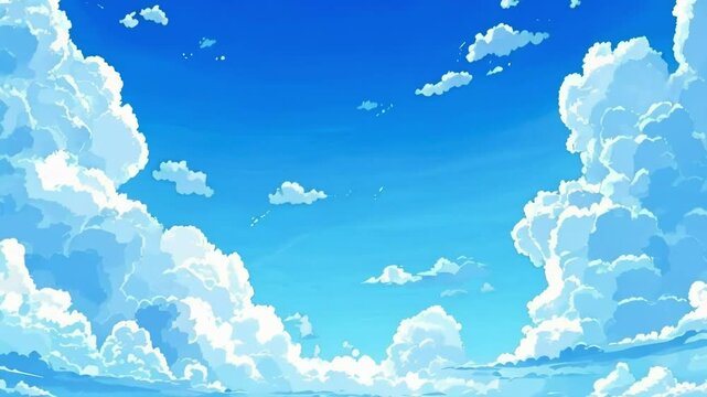 Sky Scenery Cartoon Blue