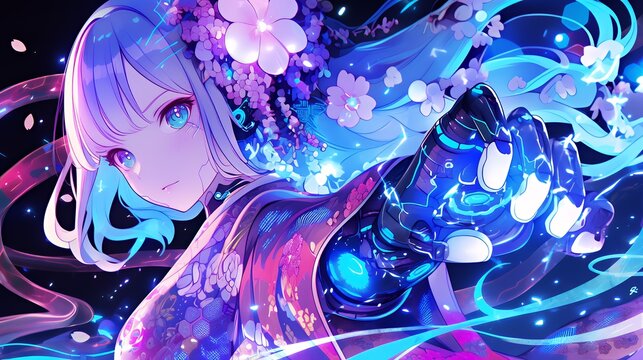 アニメスタイル 　japanese anime style