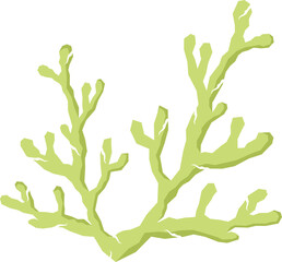 Obraz premium Illustration of Marine Coral Reefs