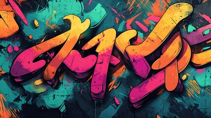 Colorful Graffiti Art