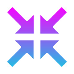 Obraz premium Minimize Icon