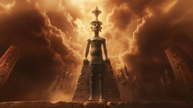 A statue of the god Baal, a god that the pagan people of the Old Testament worshiped, Ahab and Jeshebel were also worshipers