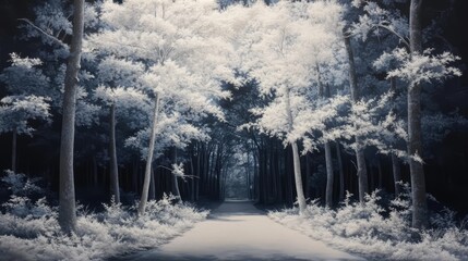 Monochromatic forest path.