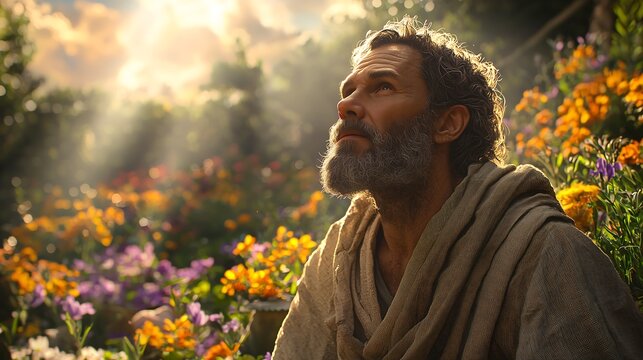 Enoch walked with God, a biblical character mentioned in Genesis who was taken to heaven