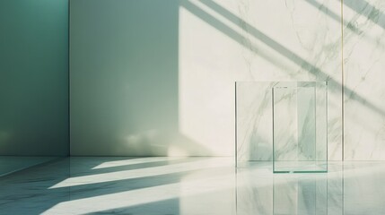 Obraz premium Glass Cube Minimalist.