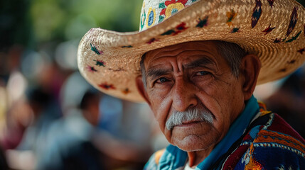Honoring Mexican Independence Day with traditional attire and cultural pride in celebration