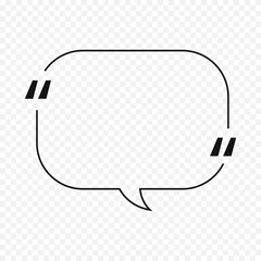 Obraz premium Quote box sketch text frame illustration