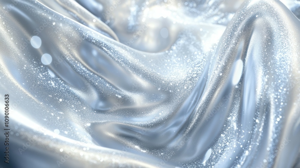 Aufkleber stunning pearlescent texture with shimmering highlights showcasing smoothness and elegance in a soft