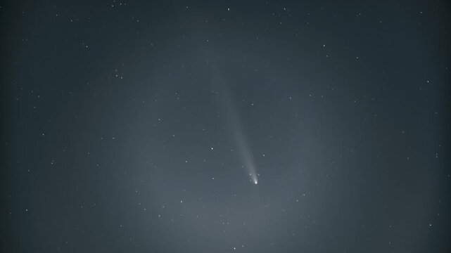 Comet C 2023 A3 Tsuchinshan ATLAS 200mm Astrophotography Time Lapse