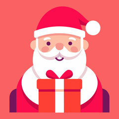 Shanta clause Christmas vector illustration  