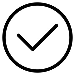 Confirm Icon Element For Design