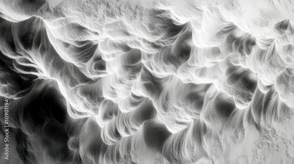 Aufkleber wind blown sand creating delicate patterns in an artistic display of natural beauty and textures in 