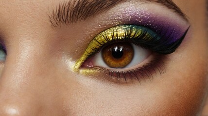 Obraz premium Colorful Eye Makeup