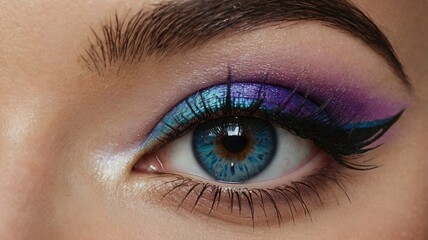 Obraz premium Colorful Eye Makeup