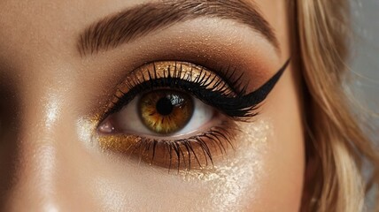Fototapeta premium Colorful Eye Makeup