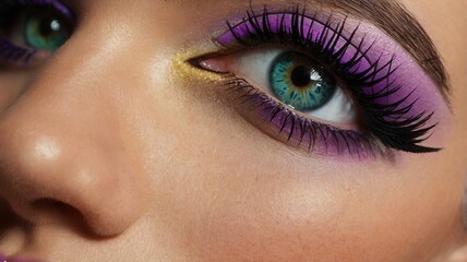 Obraz premium Colorful Eye Makeup