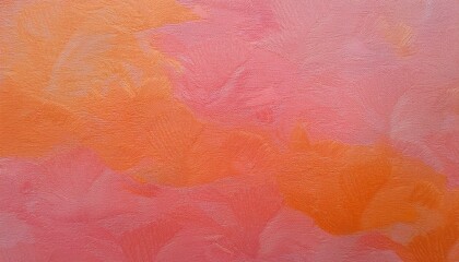 Fototapeta premium ピンクからオレンジへのグラデーション 和紙の微細な凹凸が生み出す温かみのあるテクスチャ 