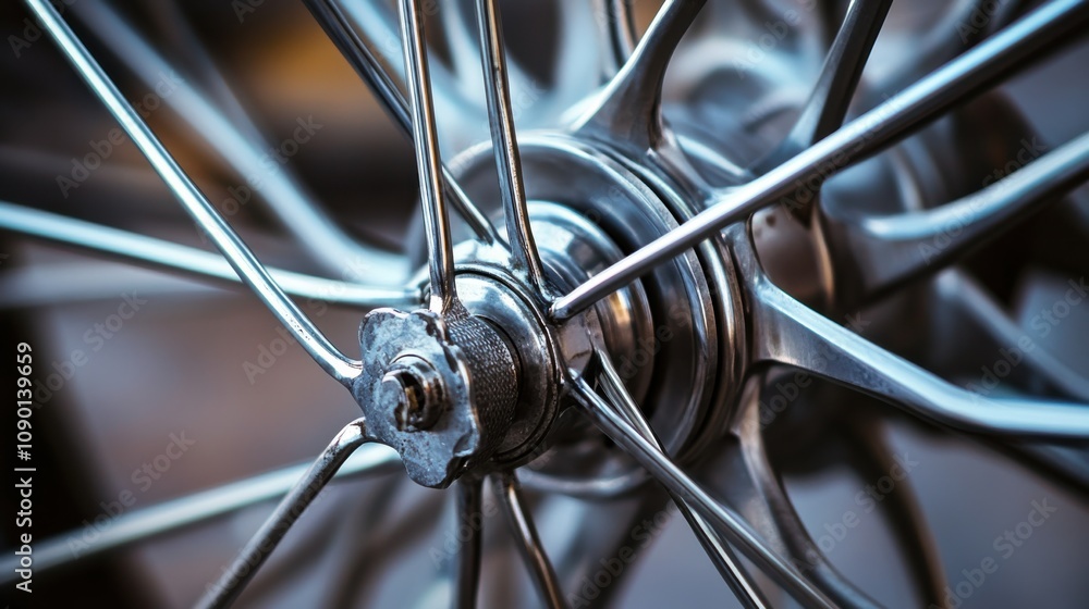 Poster a wheel with spokes of different lengths and colors, symbolizing the support and balance provided by